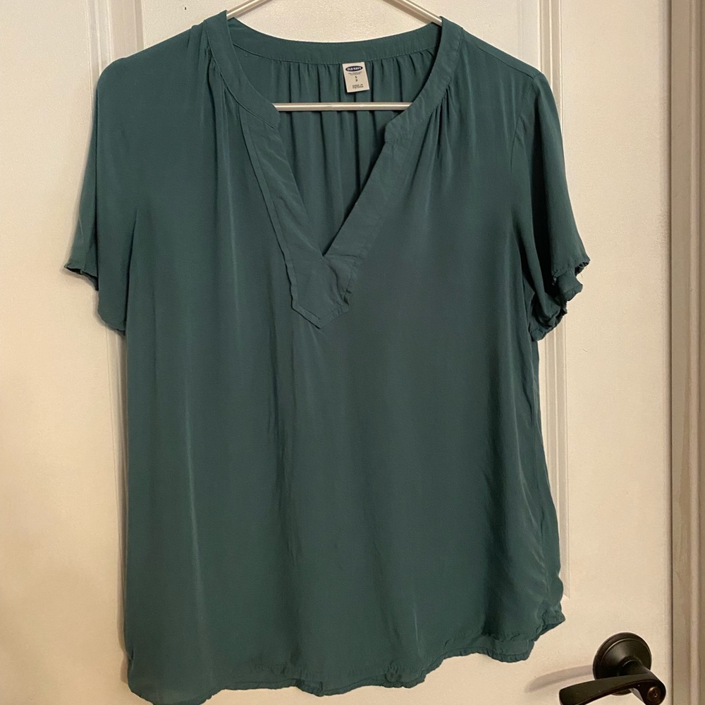 Women’s Green Old Navy Blouse-Sm